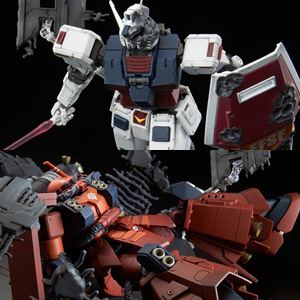 MG「フルアーマー・ガンダム（TB版）」＆「高機動型ザク“サイコ・ザク