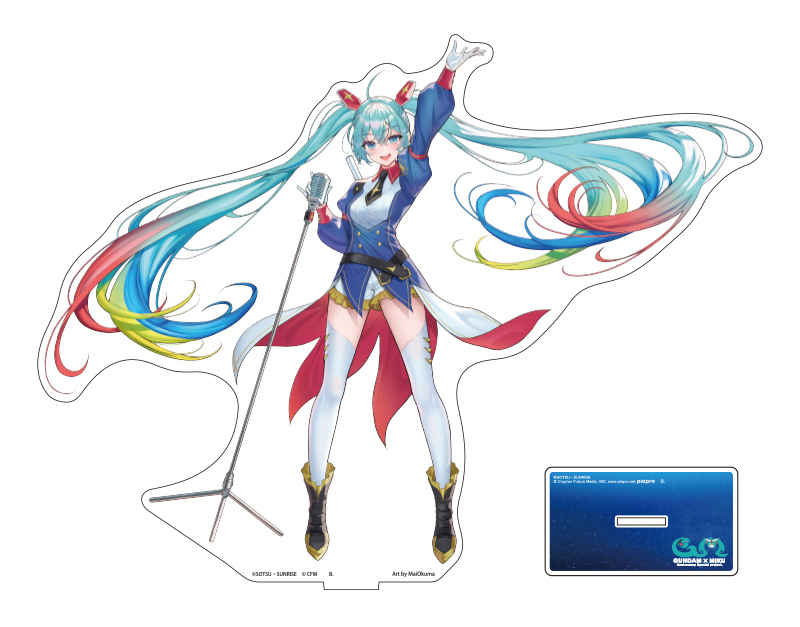 ガンダム × 初音ミク ビッグアクリルスタンド