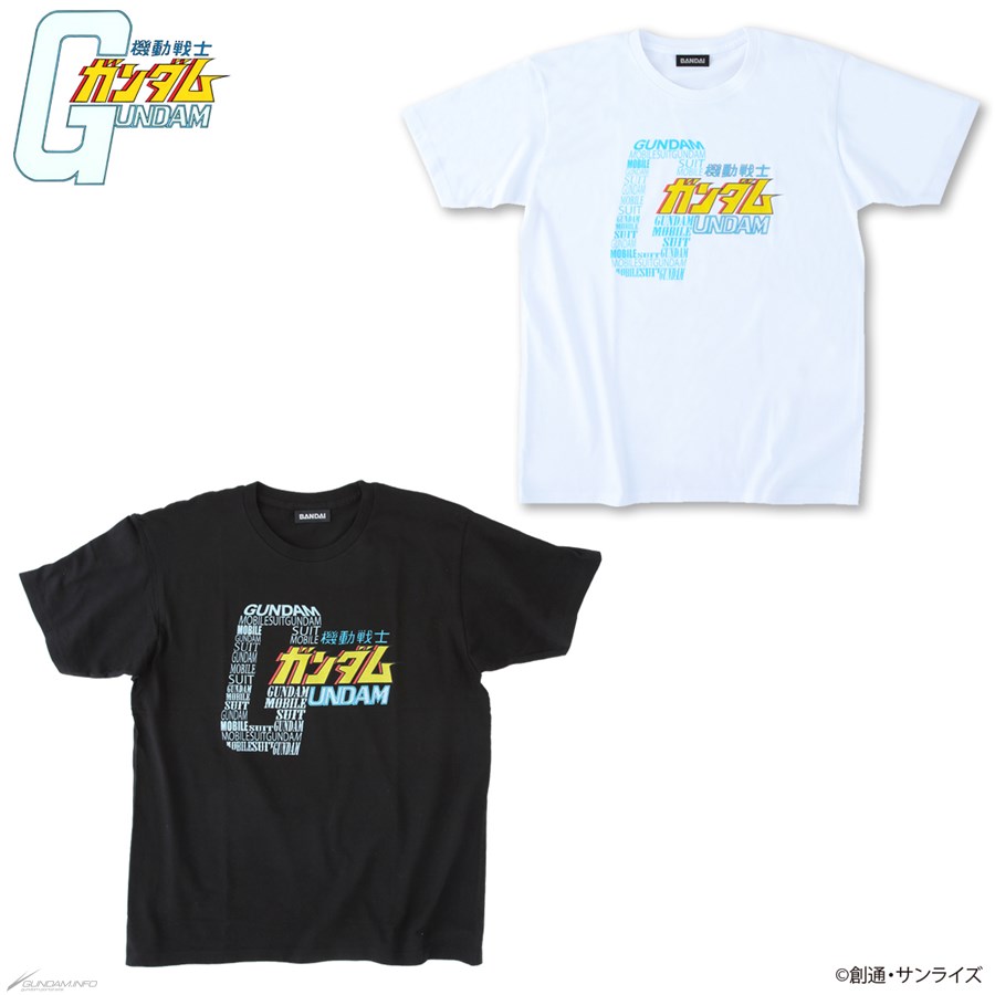 バンコレ 機動戦士ガンダム レタリングデザインtシャツ 本日11時より予約開始 Gundam Info