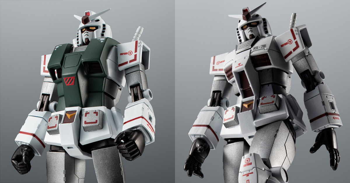 ROBOT魂 RX-78-2 ガンダム（ロールアウトカラー）＆『プラモ狂四郎