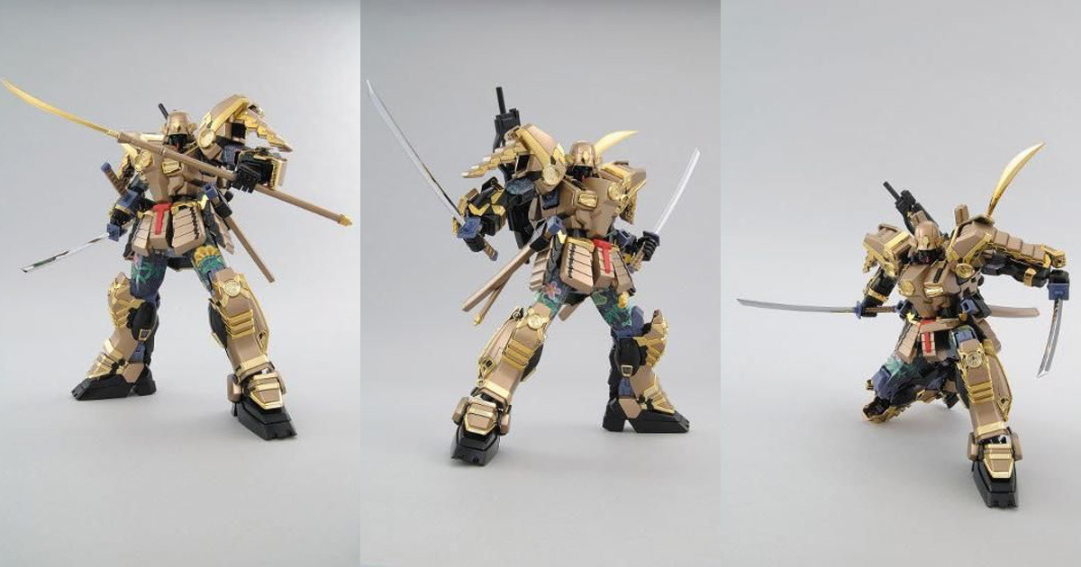 徳川家康の甲冑“金陀美具足”をイメージ！「MG 武者ガンダムMk-II 徳川