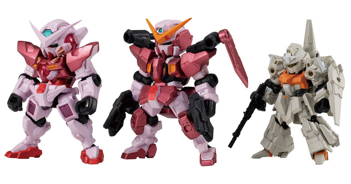 ガンダムエクシア（トランザムカラー）」など収録！「機動戦士ガンダム