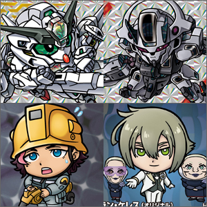 騎士ガンダム＆魔王サタンガンダムのカードダスをそのまま飾れる