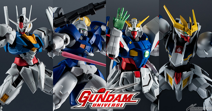 GUNDAM UNIVERSE」エアリアル、トールギスII、シャイニング 