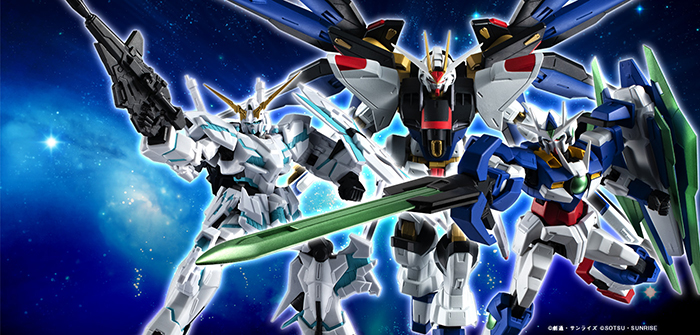 GUNDAM UNIVERSE」ストライクフリーダム、ダブルオークアンタ、ユニコーン（覚醒時仕様）が9月30日発売！ | GUNDAM.INFO