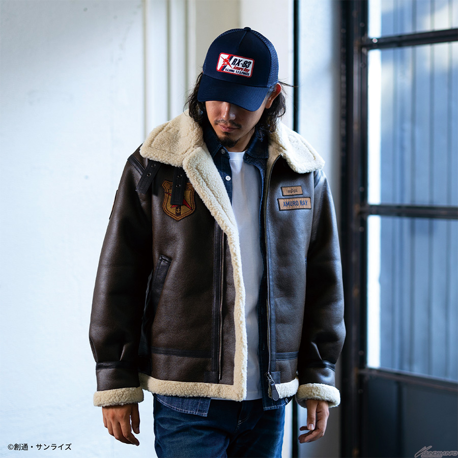 STRICT-G×ALPHA INDUSTRIES 「『逆襲のシャア』フライトジャケット B-3