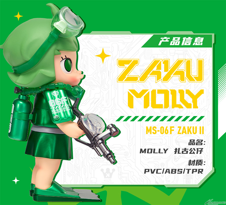 ZAKU MOLLY MS-06F ZAKU II」や「QMSV mini Freedom Gundam FULL BURST