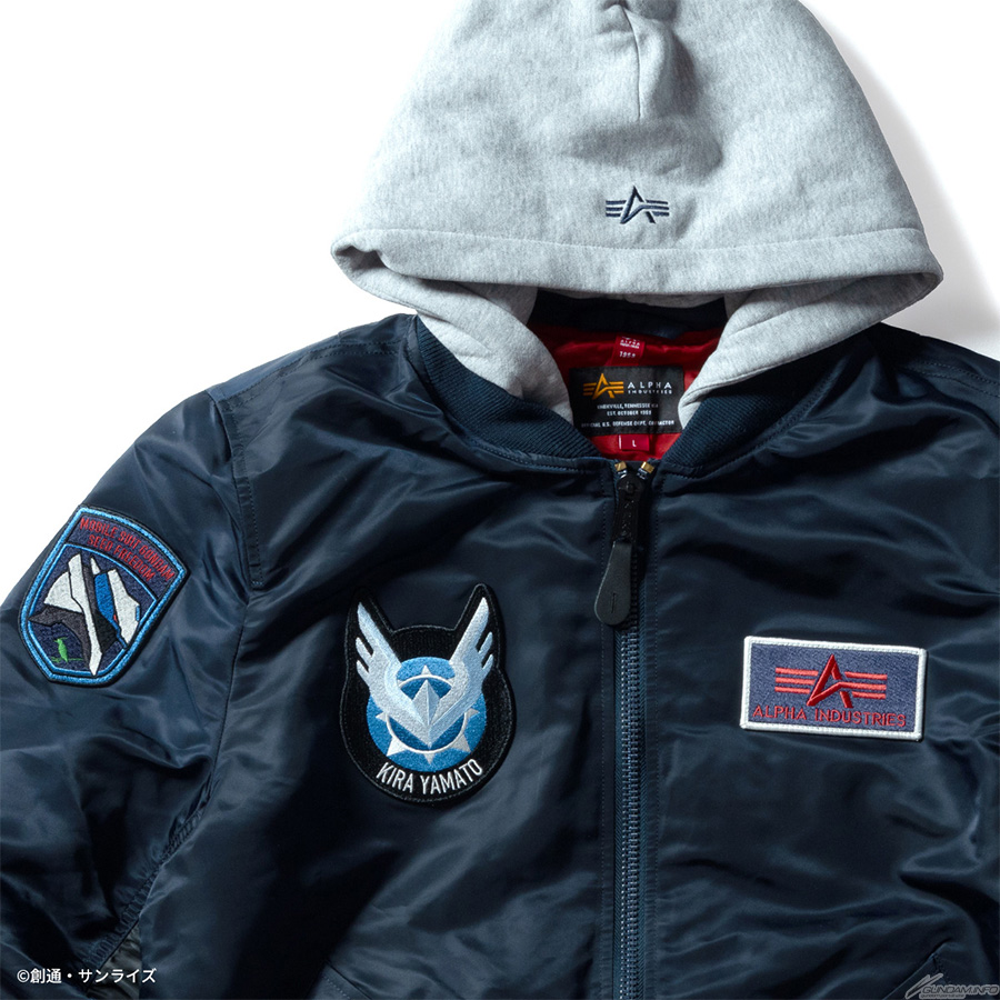 STRICT-G×ALPHA INDUSTRIES『機動戦士ガンダムSEED FREEDOM』フライト ...