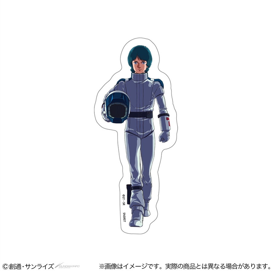 Zガンダム　カミーユ　カフェ　シールGUNDAM クリスマスアクリルキーホルダー ガンダムカフェクリスマス」詳細解禁！今年はカミーユ・ヒイロら総勢15