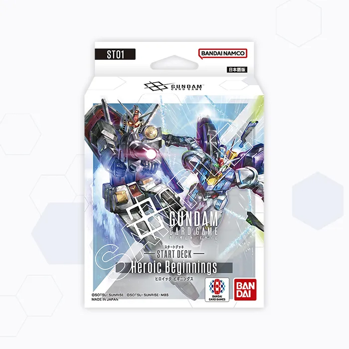 ガンダムカードゲーム」スタートデッキ全4種、本日発売！「ガンダム