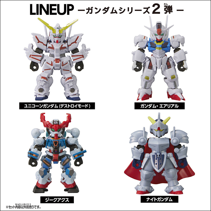 BLOCKCROSS」ガンダムシリーズ2弾、好評発売中！ユニコーンガンダム